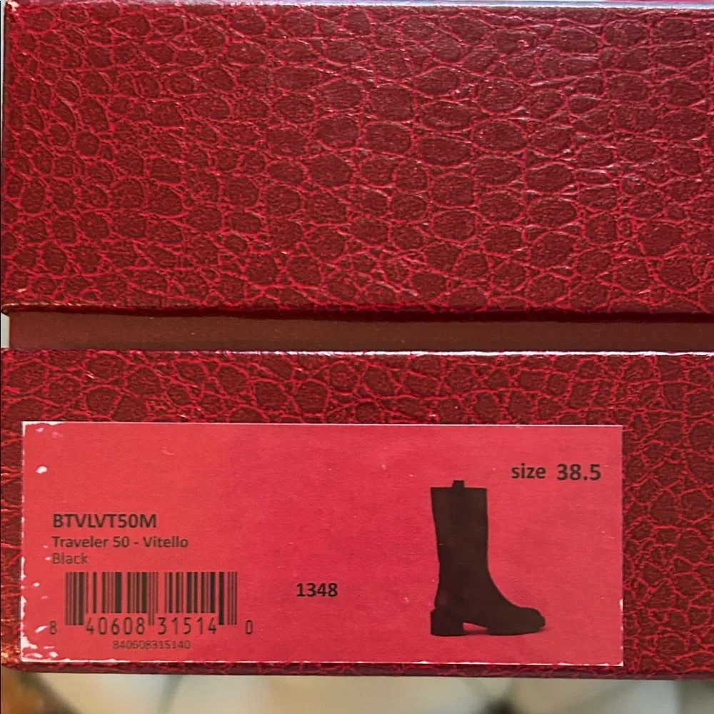 Tamara Mellon Black Leather Winter Boots - Picture 6 of 6